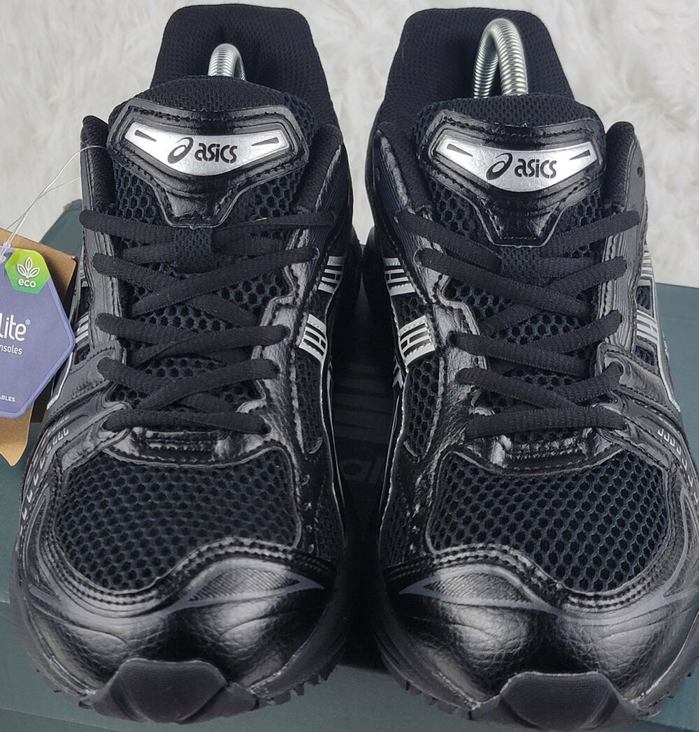 Athletic Work Sneaker Comfort Lightweight Lace Up Black Unisex Men 11 Women 12.5